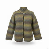 J. Jill Womens Multicolor Wool-Blend Button-Front Cardigan Sweater Size S