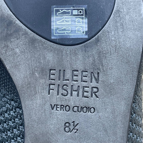 Eileen Fisher Women’s Gray Knit Stretch Ankle Booties Size 8.5