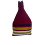 Handmade Multicolor Bold Striped Pattern Cotton Crocheted Market Basket Bag