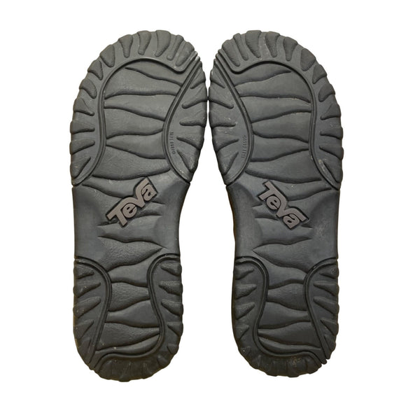 Teva Men’s Brown Leather Adjustable Strap Style 6314 Crete Sandals Size 8.5