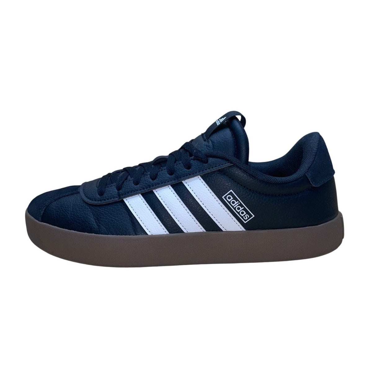 Adidas Men’s Black & White VL Court 3.0 Cap Toe Classic Sneakers Size 10US