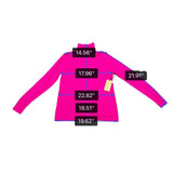 Halogen Womens Pink Turtleneck Long Sleeve Sweater Warm Stylish Size 1