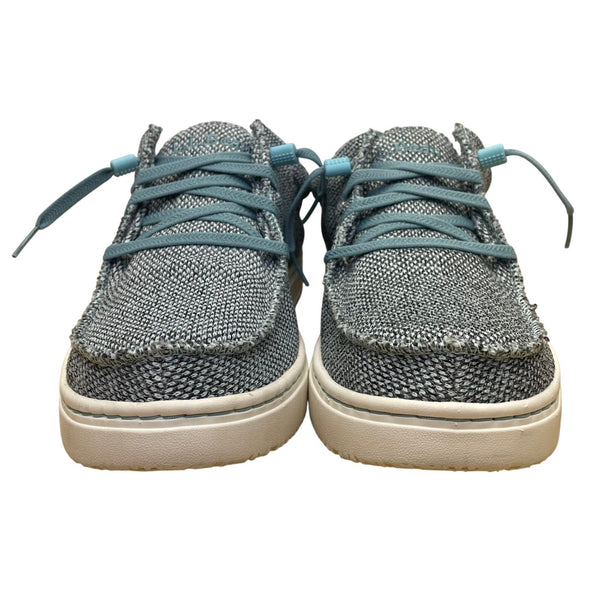 L.L. Bean Women’s Blue Woven Lightweight Cushioned Sole Slip-On Shoes Size 11M