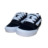 Vans Juniors Black & White Canvas Low Top Skate Sneakers Size 4.5