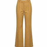L.A.M.B Womens Camel Wide-Leg Dress Pants Size 4