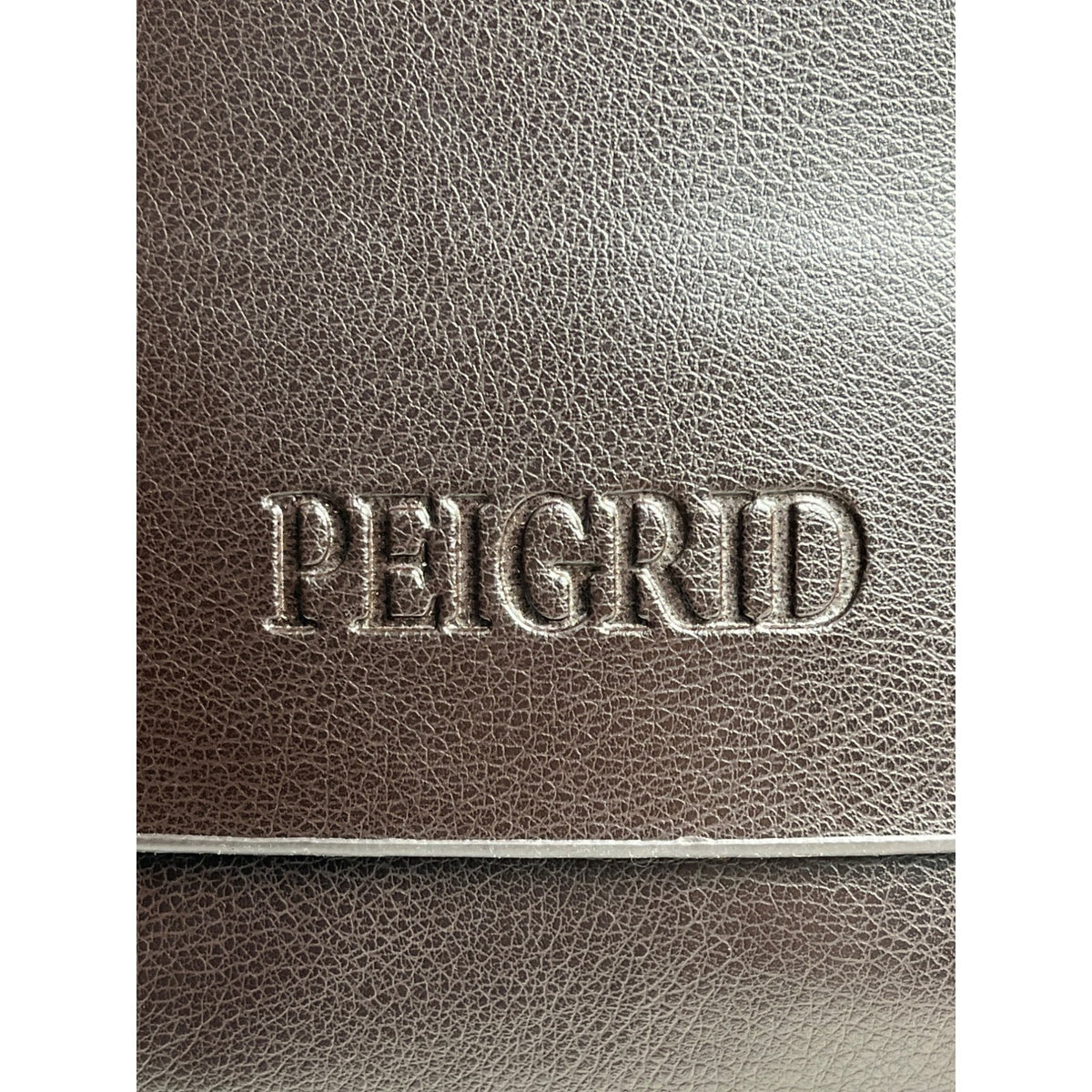 Peigrid Women's Brown Leather Crossbody Travel Bag Sz M - NWT
