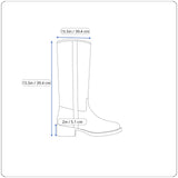 Giani Bernini Women’s Brown All-Man-Made Lug-Sole Jordyy Knee High Boots Size 8M