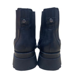 Aldo Women’s Black Leather Stompd Platform Chelsea Boots Size 8