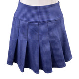 Offline By Aerie Womens Blue Polyester Elastane Houndstooth Skirt Stretchy Sz S
