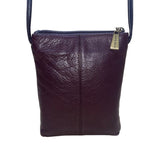 Nine West Women’s Purple Faux Leather Strapped Zipper Closure Crossbody Bag