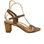 Naturalizer Women’s Gold Metallic Adjustable Block Heel Bristol Sandals Size 12M