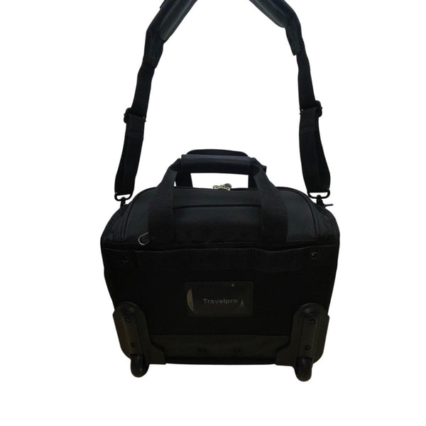 Travelpro Walkabout Lite Black Adjustable Strap Carry-On Rolling Travel Bag