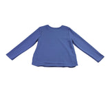Croft & Barrow Womens Blue Button-Side Long Sleeve Top Sz PL