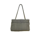 Vintage Whiting & Davis Women’s White Alumesh US Made Beaded Shoulder Bag