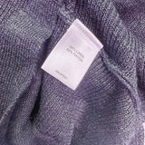 J. Jill Womens Black Linen-Blend 3/4 Sleeve Relaxed Fit Top Size L