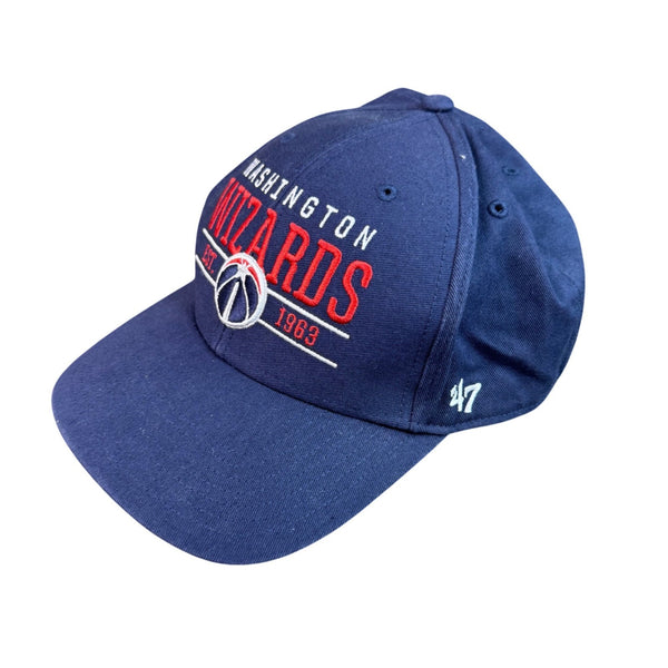 47 Mens Navy Cotton Washington Wizards Adjustable Hat