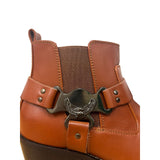 Alberto Fellini Women's Brown Ankle Zip Up Boots Sz 7 - NWOB