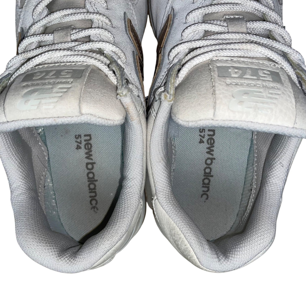 New Balance Women’s White Suede ENCAP 574 Casual Retro Sneakers Size 7