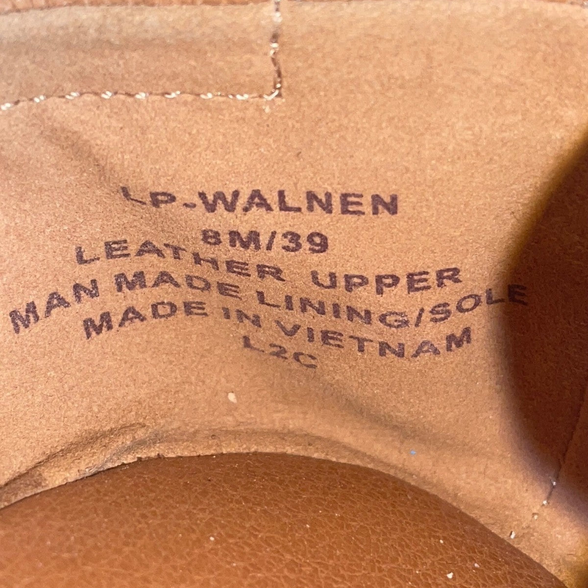 Lucky Brand Women’s Brown Leather Elastic Strap Walnen Ballet Flat Size 8M
