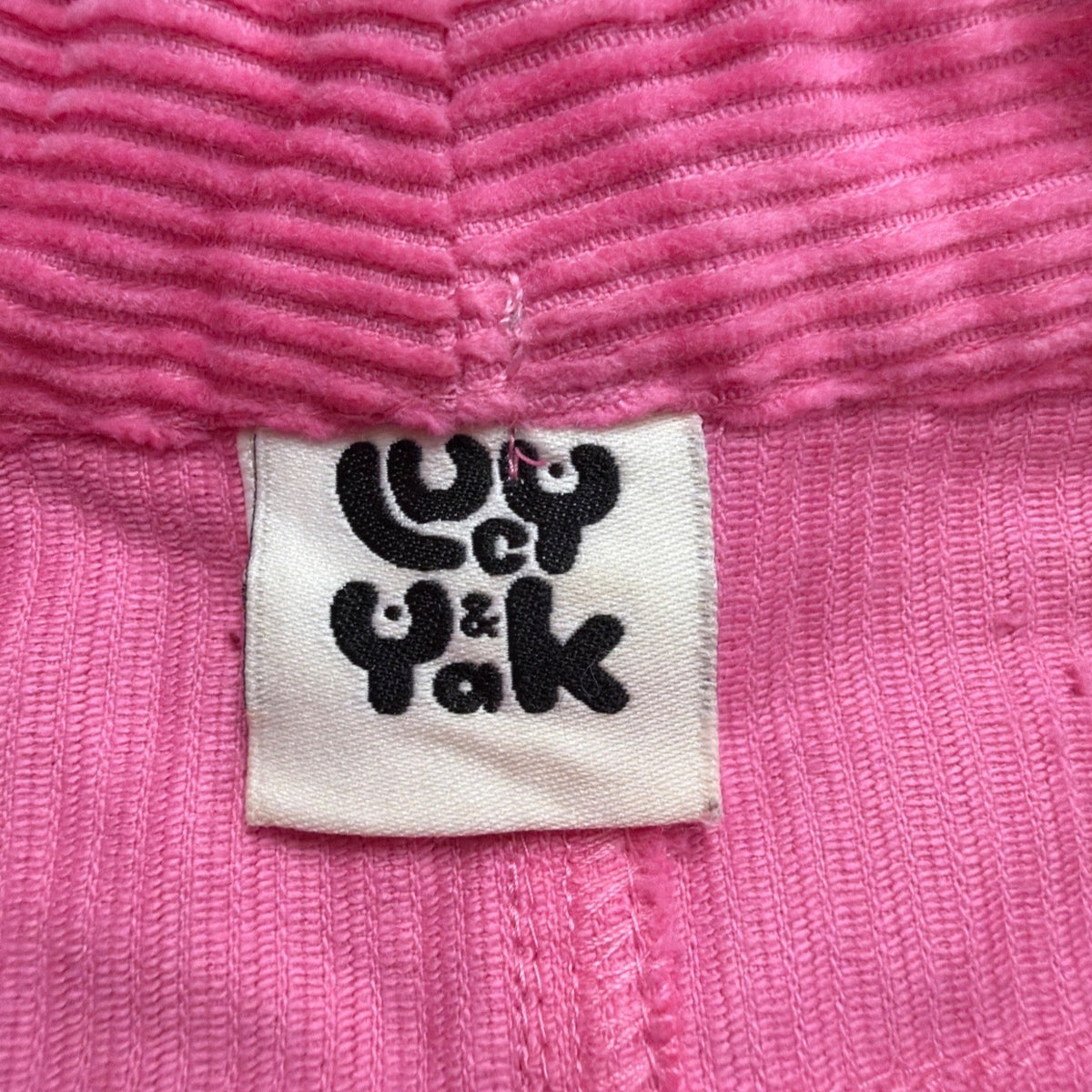 Lucy & Yak Womens Pink Organic Cotton Corduroy Mini Skirt Size US 4 / UK 8