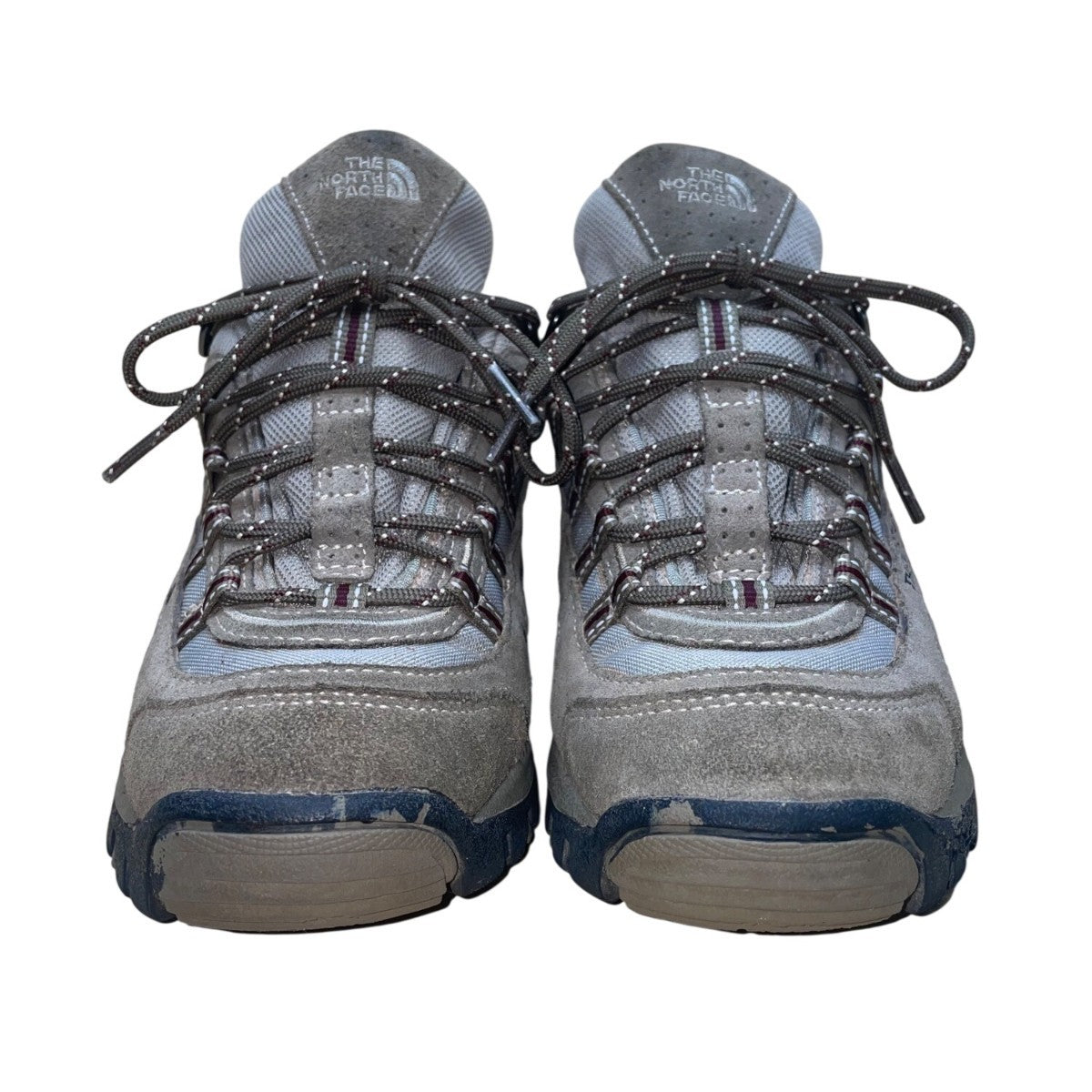 The North Face Women’s Gray Suede & Mesh X2 Trail Hiking Shoes Size 7