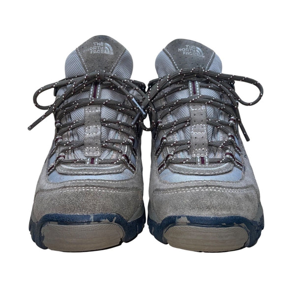 The North Face Women’s Gray Suede & Mesh X2 Trail Hiking Shoes Size 7