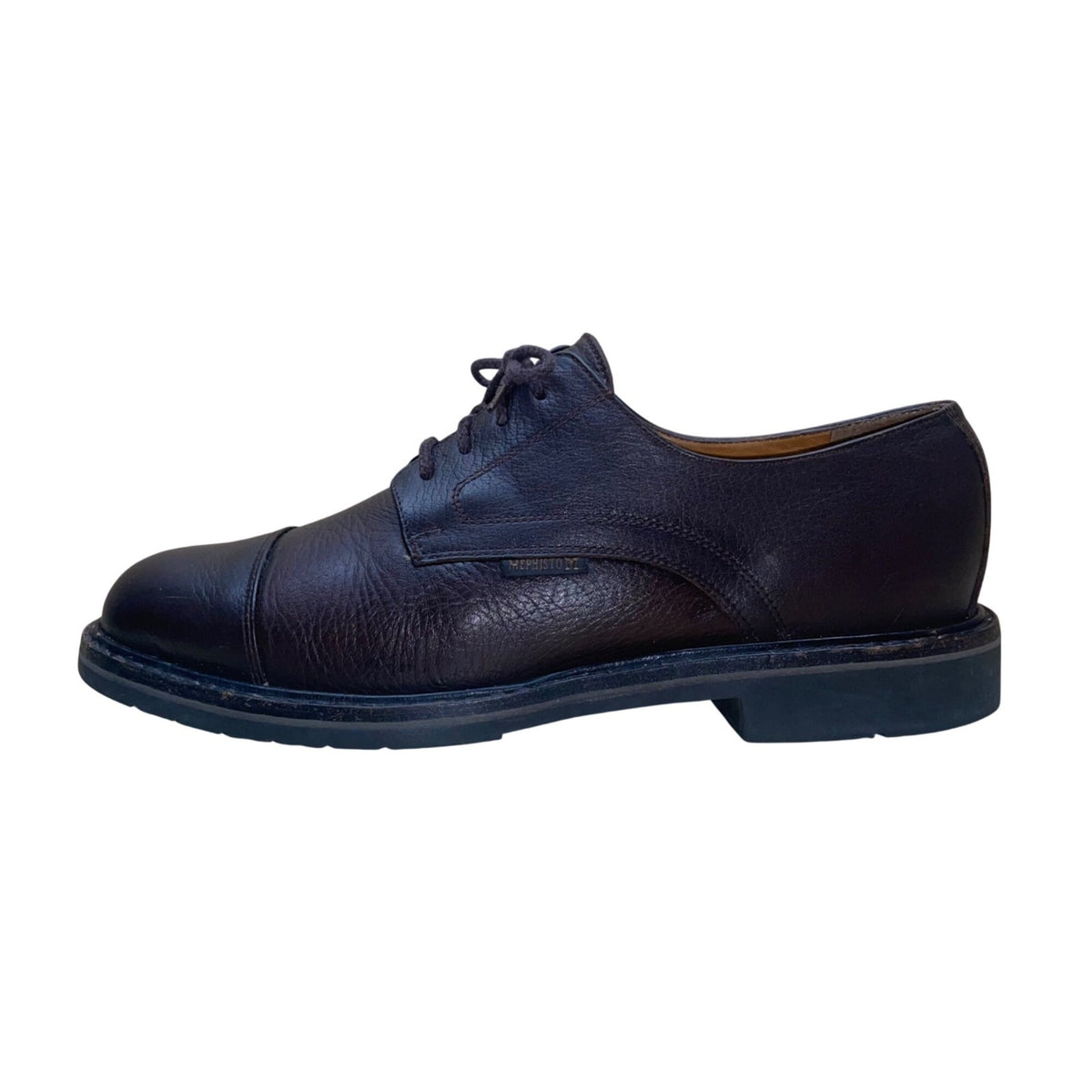 Mephisto Men’s Brown Leather Air-Relax Cap-Toe Goodyear Welt Dress Shoes Sz 8