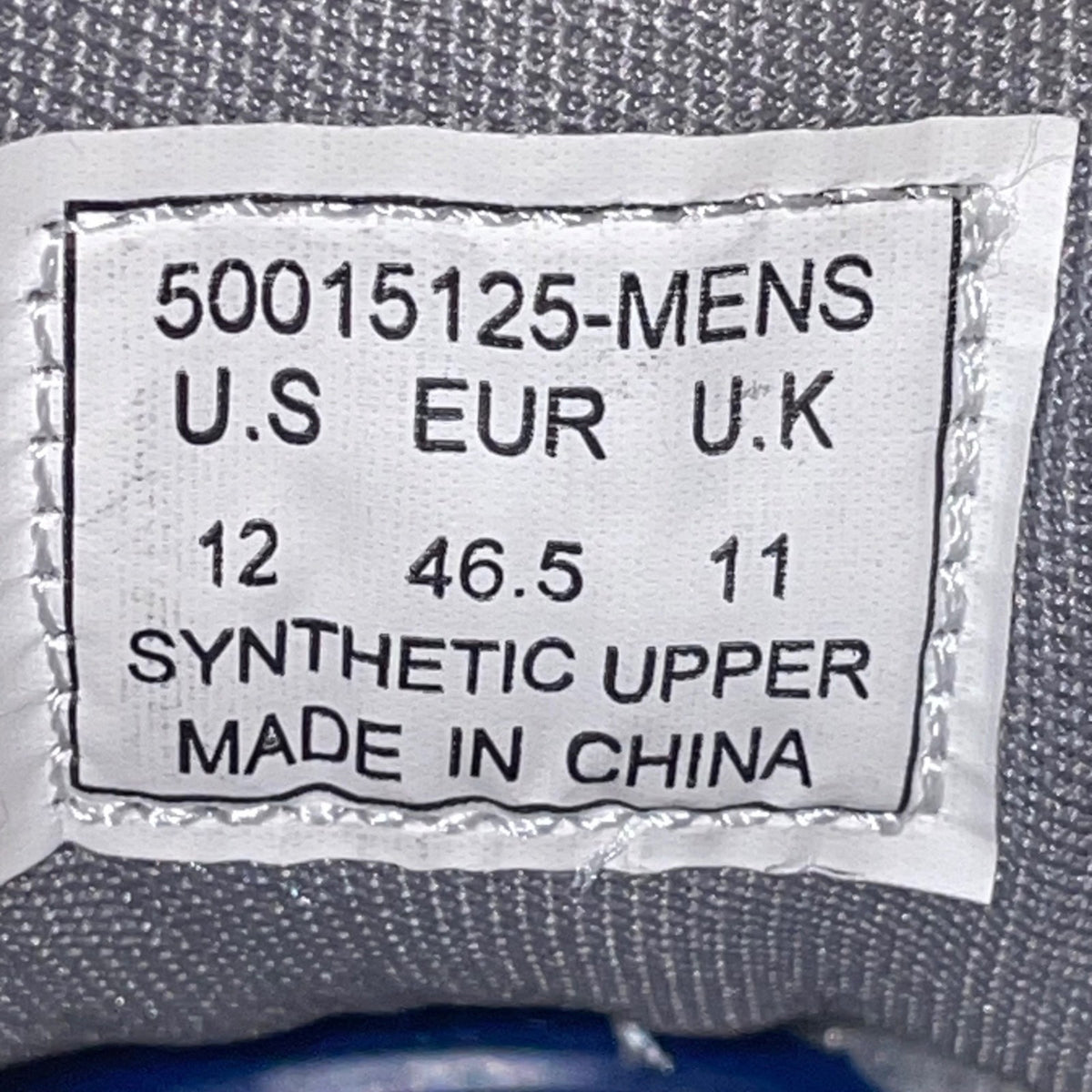 Levis Men’s Gray Faux Leather Lace-Up Casual Flat Vince Sneakers Size 12