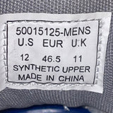 Levis Men’s Gray Faux Leather Lace-Up Casual Flat Vince Sneakers Size 12