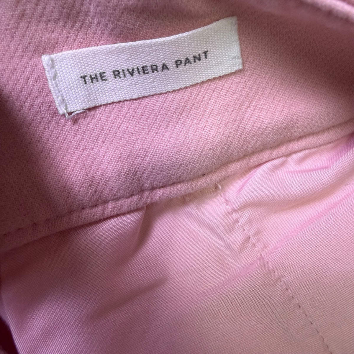 Loft Womens Pink Cotton Blend Riviera Pants Slim Fit Size 2