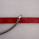 David Yurman Womens  Sterling Silver 925 Twisted Cable Chain Necklace