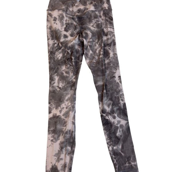 Lululemon Womens Tie-Dye Sports Bra & Leggings Set High-Waisted Stretchy Sz 2