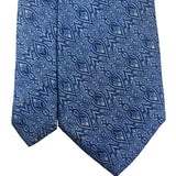 Smithsonian Institution Men Navy Silk Italian Tie Geometric Paisley Design New