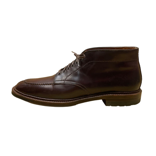 Alden Men’s Burgundy Leather Welt Moc Toe Lace-Up Chukka Boots Size 11.5 AA/B