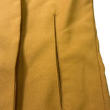 Shinesstar Womens Yellow Polyester Open Front Long Jacket Stylish Layer Size M 