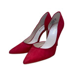 Jenn Ardor Women’s Red Man-Made Pointed-Toe High Heels Size 6M