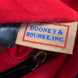 Dooney & Bourke Black Nylon With Adjustable Strap & Front Pocket Crossbody Bag