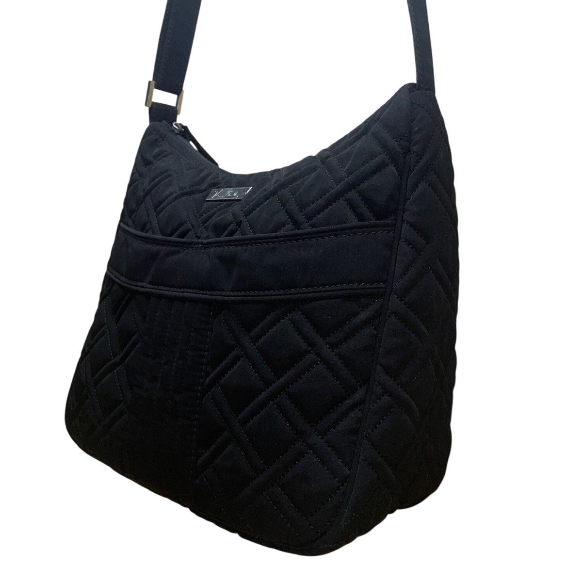 Vera Bradley Women’s Black Quilted Adjustable Strap Shoulder Bag