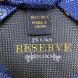 Jos A Bank Mens Blue Silk Patterned Tie Classic Style