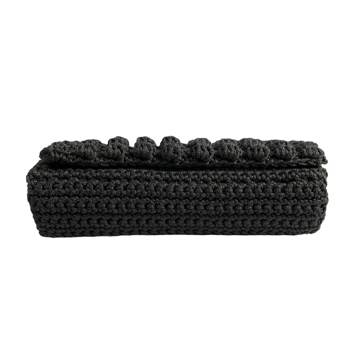 Faz De Conta By Mari Women's Grey Crocheted Clutch Sz M - New