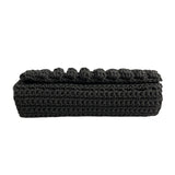 Faz De Conta By Mari Women's Grey Crocheted Clutch Sz M - New