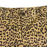 Banana Republic Womens Beige Animal Print Camden Pants Cotton Blend Size 10