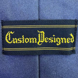 Custom Designed Mens Multi-Color Polyester Train Design Graphic Neck Tie