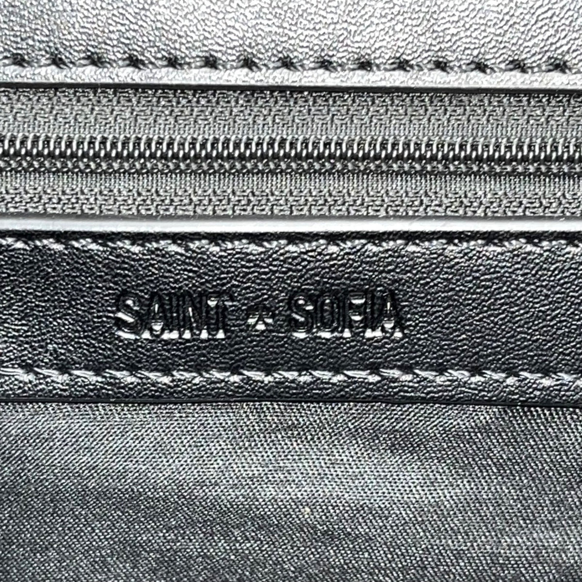 Saint & Sofia Black Nylon With Grommet Strap Design & Exterior Pockets Backpack