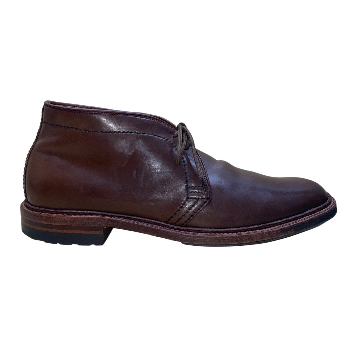 Alden Men’s Brown Horween Chromexcel Leather Lace-Up Ankle Chukka Boots Size 12