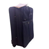 Olympia Elegance Black Free hand Hook Strap Power Handle Wheeled Travel Luggage