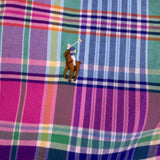 Ralph Lauren Mens Multi-Color Cotton Plaid Long Sleeve Button Down Shirt Size L