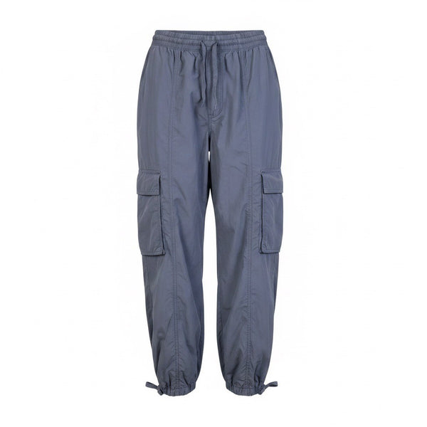 Aerie Womens Gray CCargo Pants Slim Fit Drawstring Waist Adjustable Hem Size S