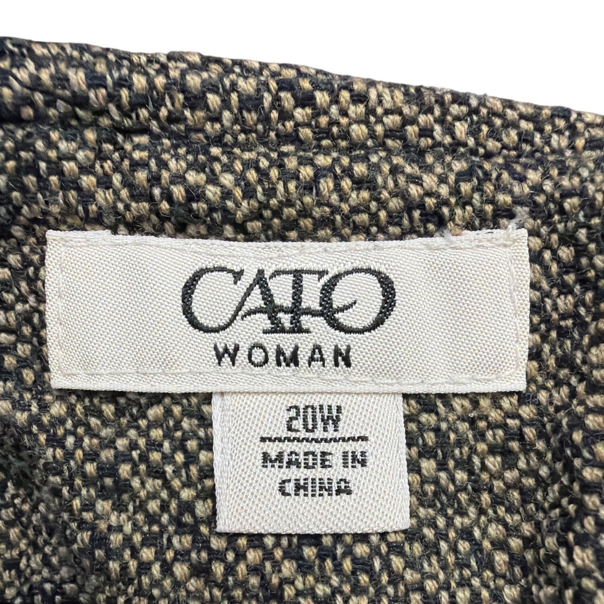 Cato Womens Gray & Black Floral Embroidered A-Line Mini Skirt Size 20W