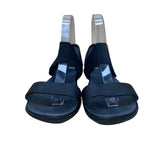Camper Girls Black Leather Elastic Strap Sandals Size 38